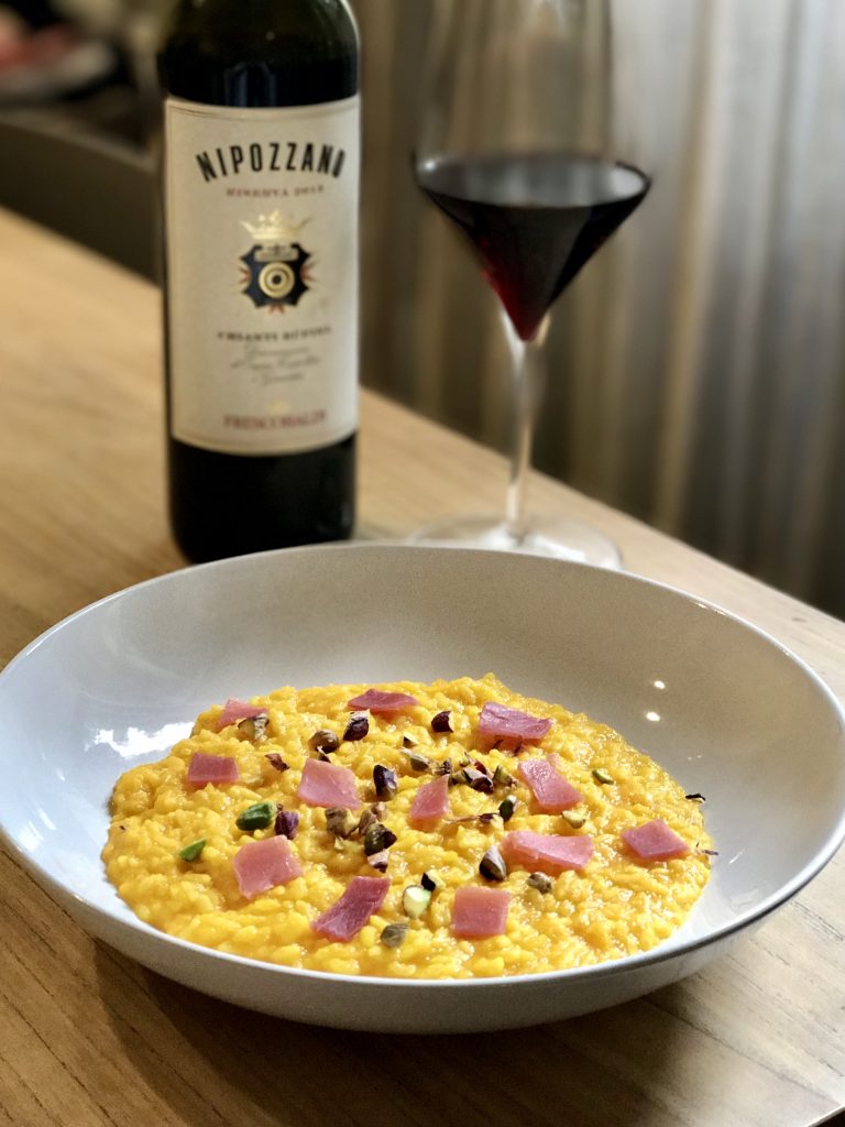 risotto alla zucca estiva