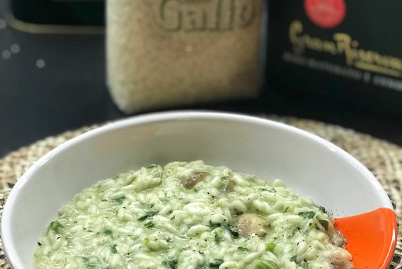 risotto con cime di rapa