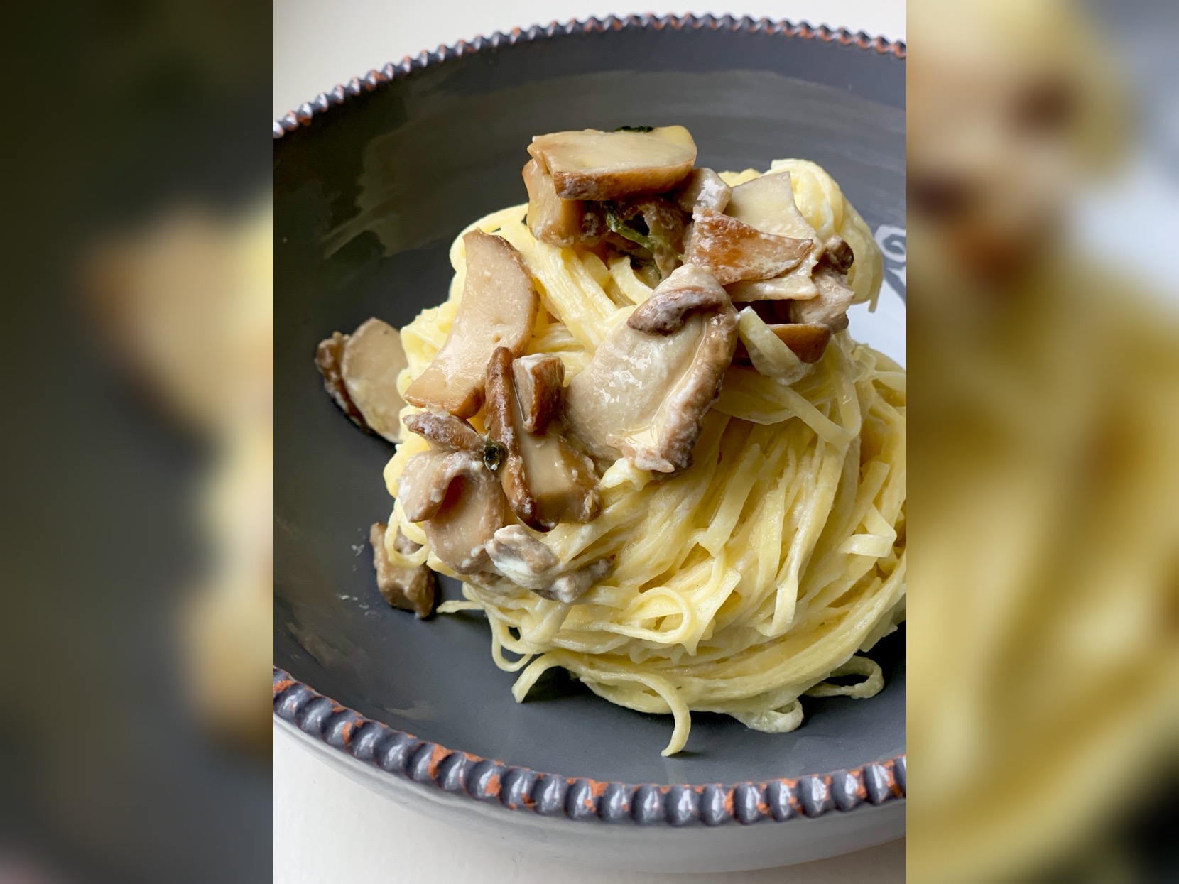 Tagliolini ai funghi porcini. chiaramaci