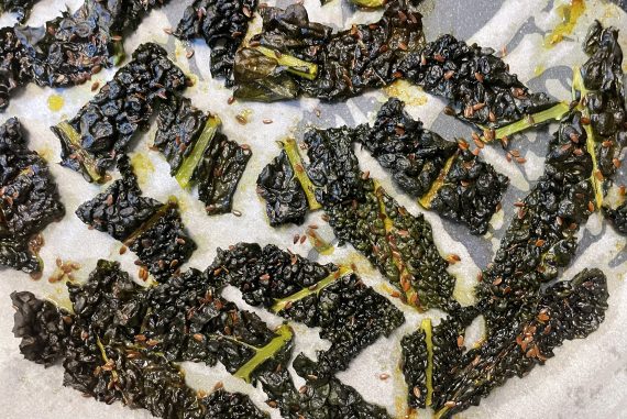 Chips di cavolo nero