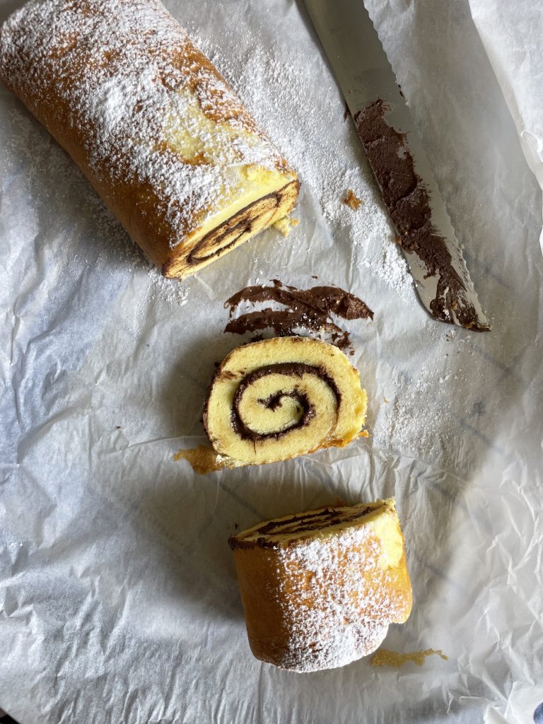 Rotolo di pasta biscotto. - chiaramaci